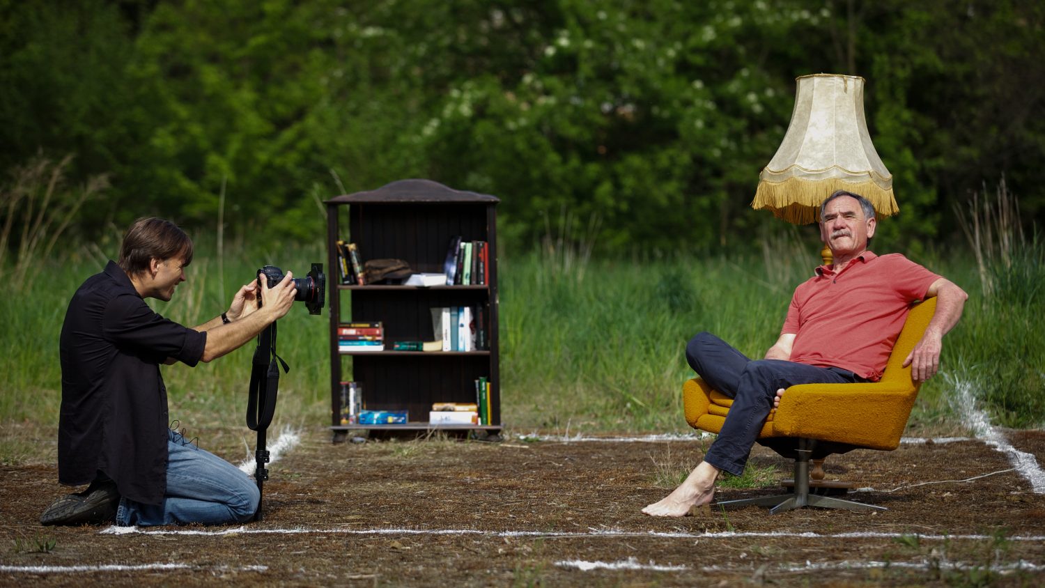 Ein großer Fisch im kleinen Teich Hoyerswerda Filmland Sachsen